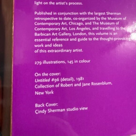 Cindy Sherman Retrospective MOCA Art Book 1997 - Picture 10 of 16